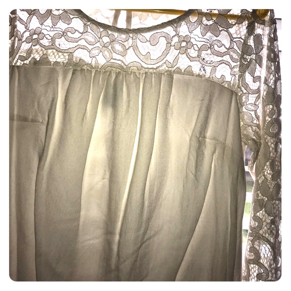 White lace dress